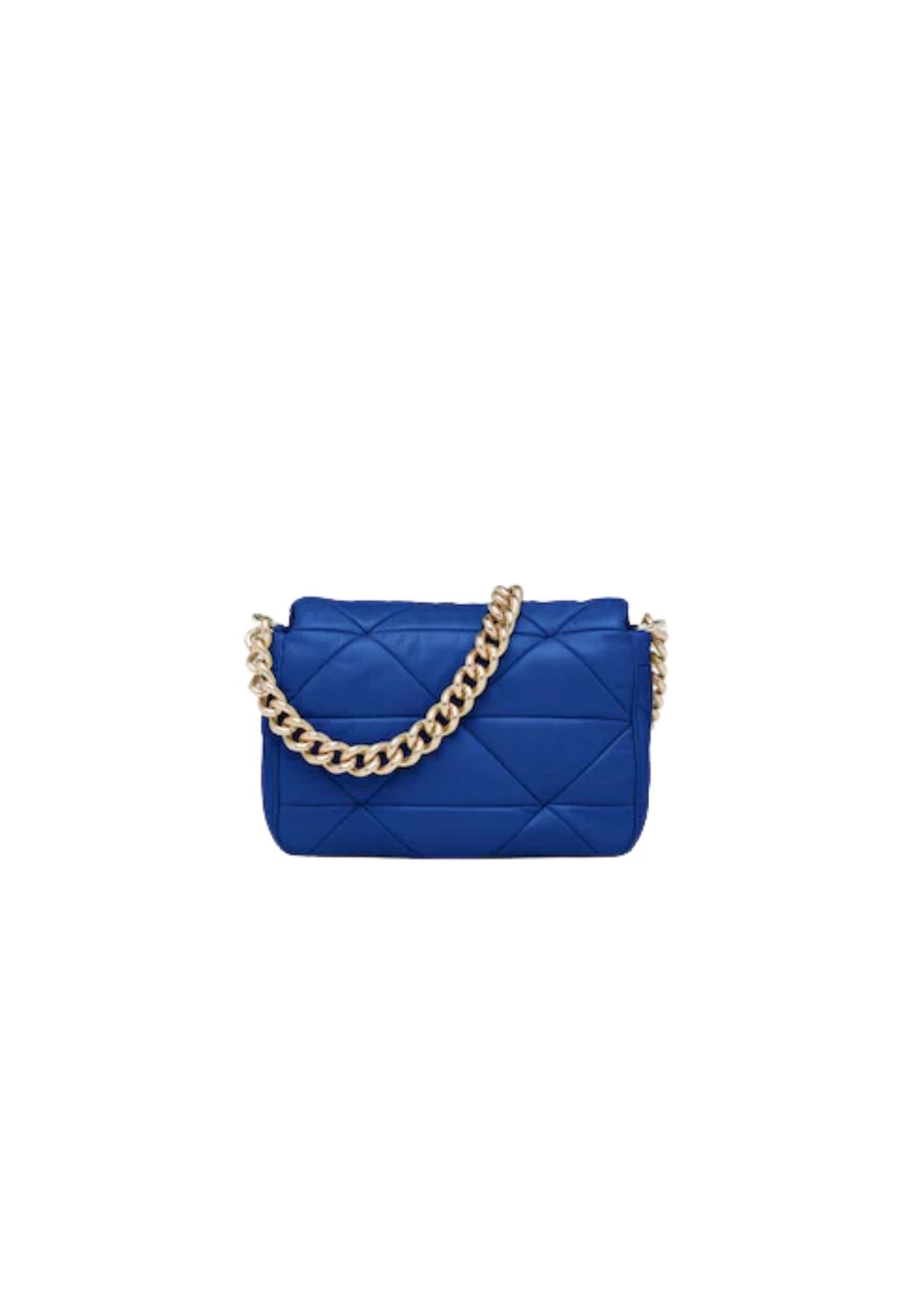 Prada System Patchwork Bag Blue For Women 1BD292_2DMO_F0V41_V_L9O