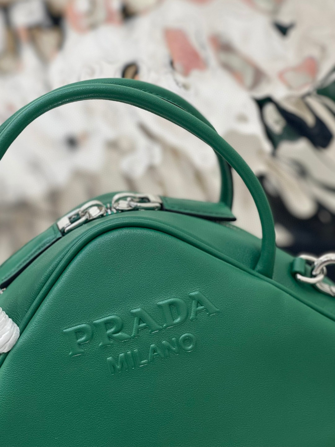 Prada Triangle Bag Yellow/Green For Women 9.8 in / 25 cm 1BB082_2BYA_F0377_V_NEO