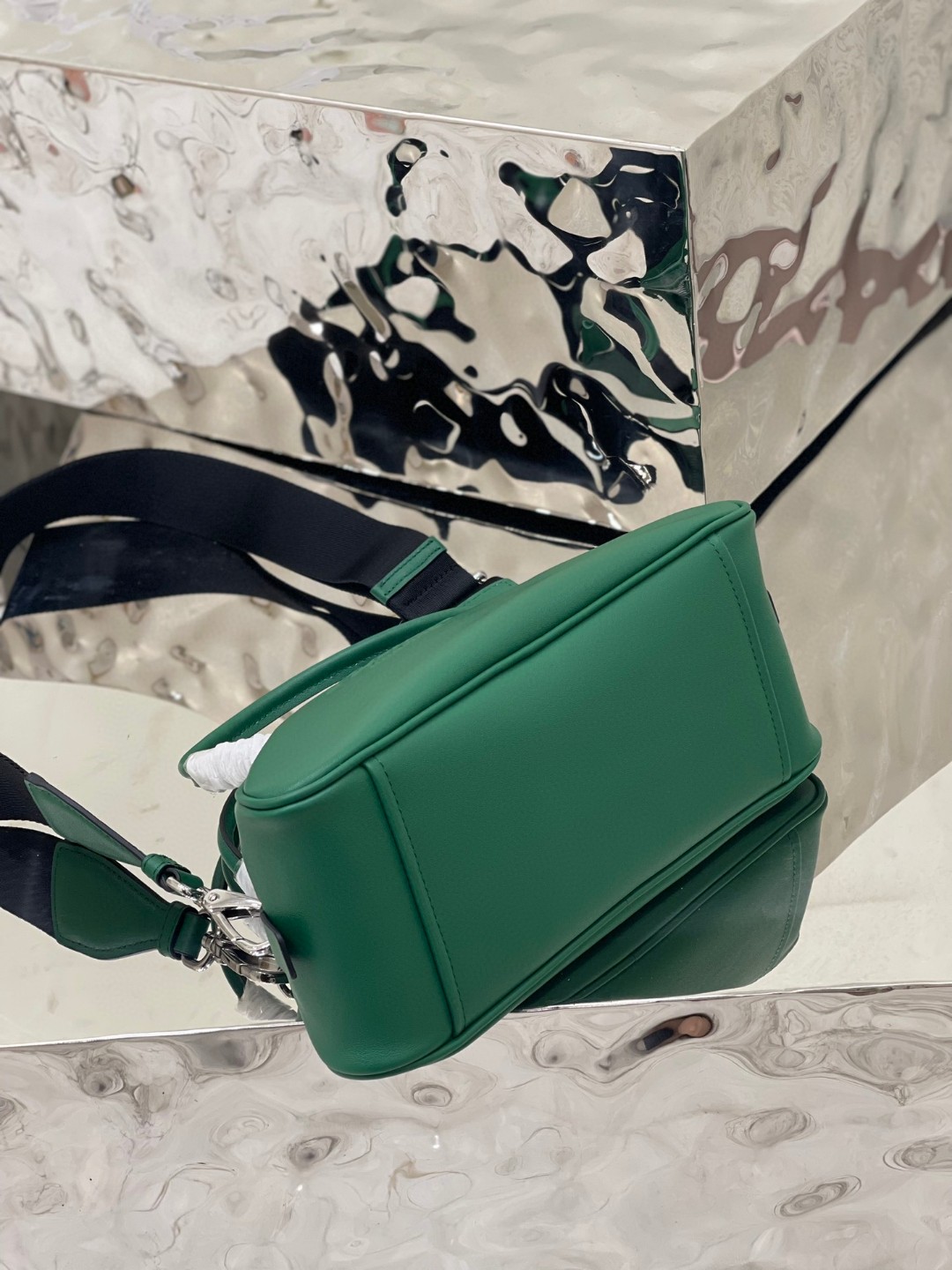 Prada Triangle Bag Yellow/Green For Women 9.8 in / 25 cm 1BB082_2BYA_F0377_V_NEO