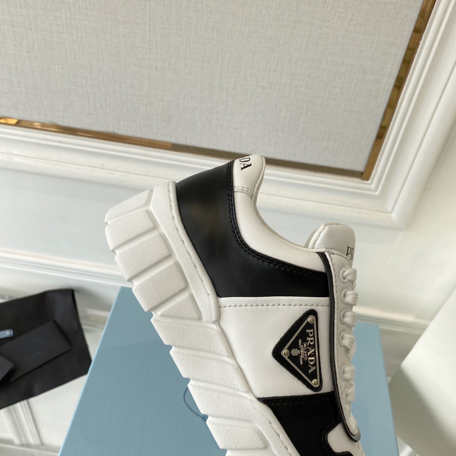 Prada Women’s Gabardine Sneakers Black For Women LV