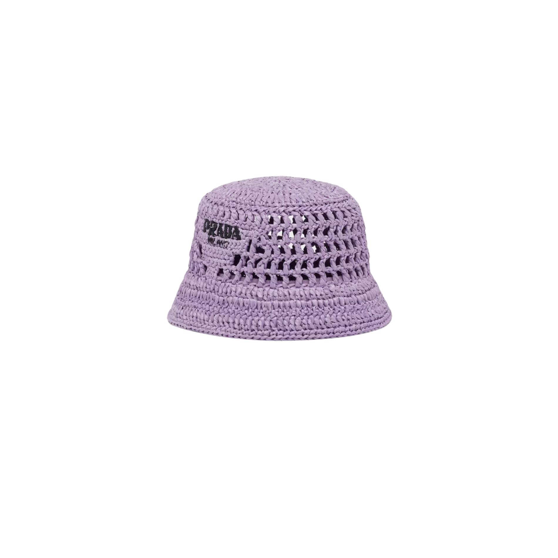 Prada Woven Fabric Bucket Hat Lily For Women 1HC137_2A2T_F027J