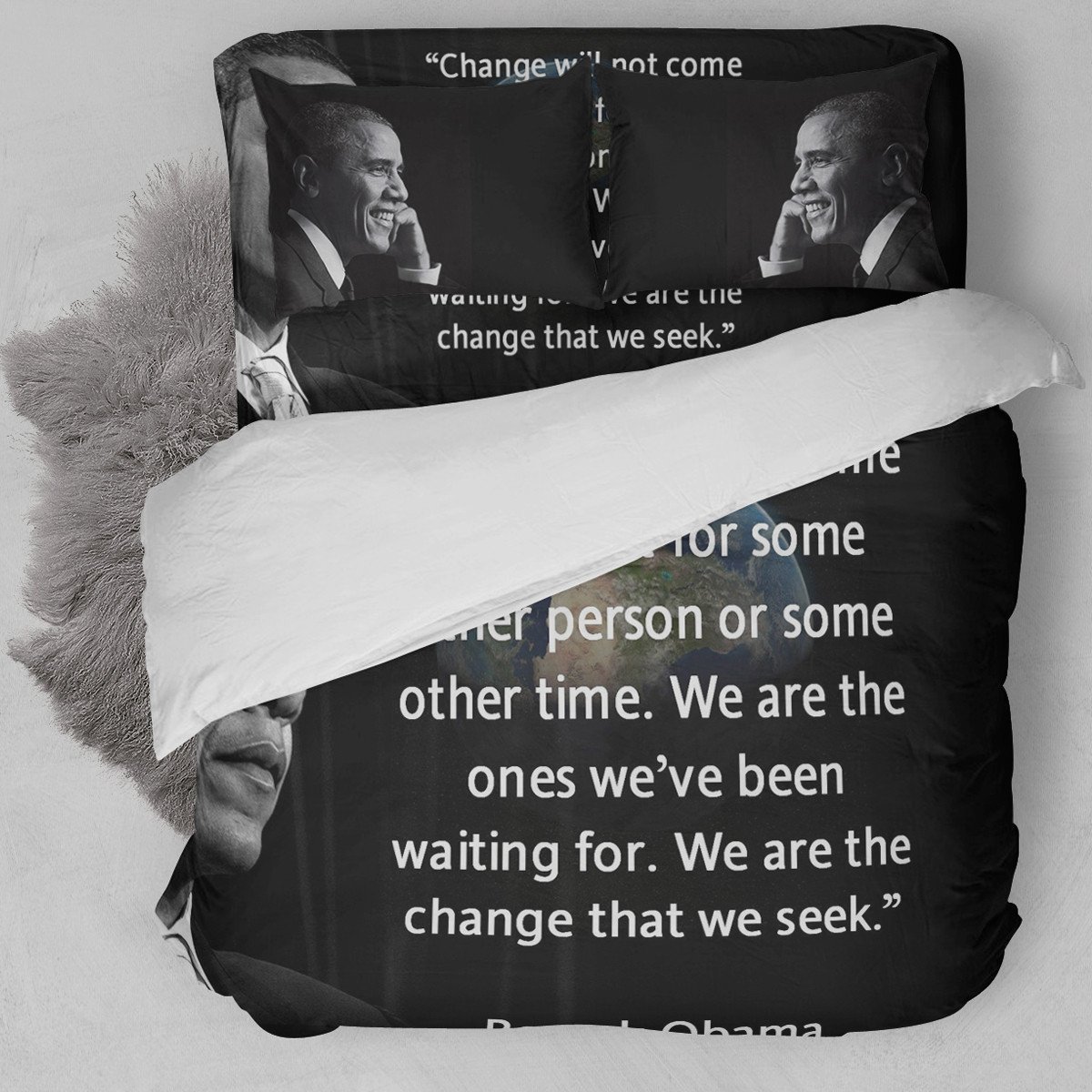 President Barack Obama Duvet Cover Bedding Set