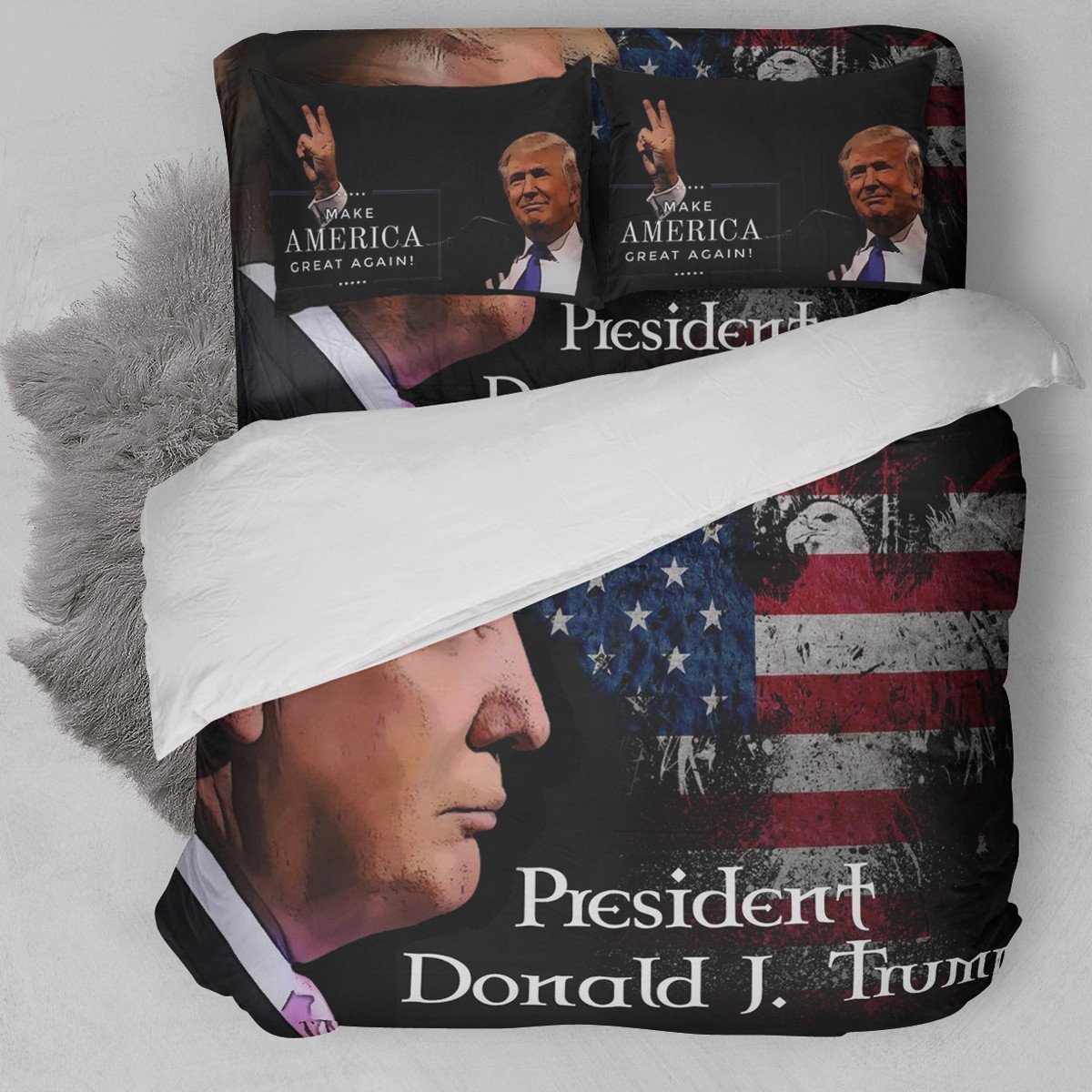 President Donald Trump C Duvet Cover Bedding Set