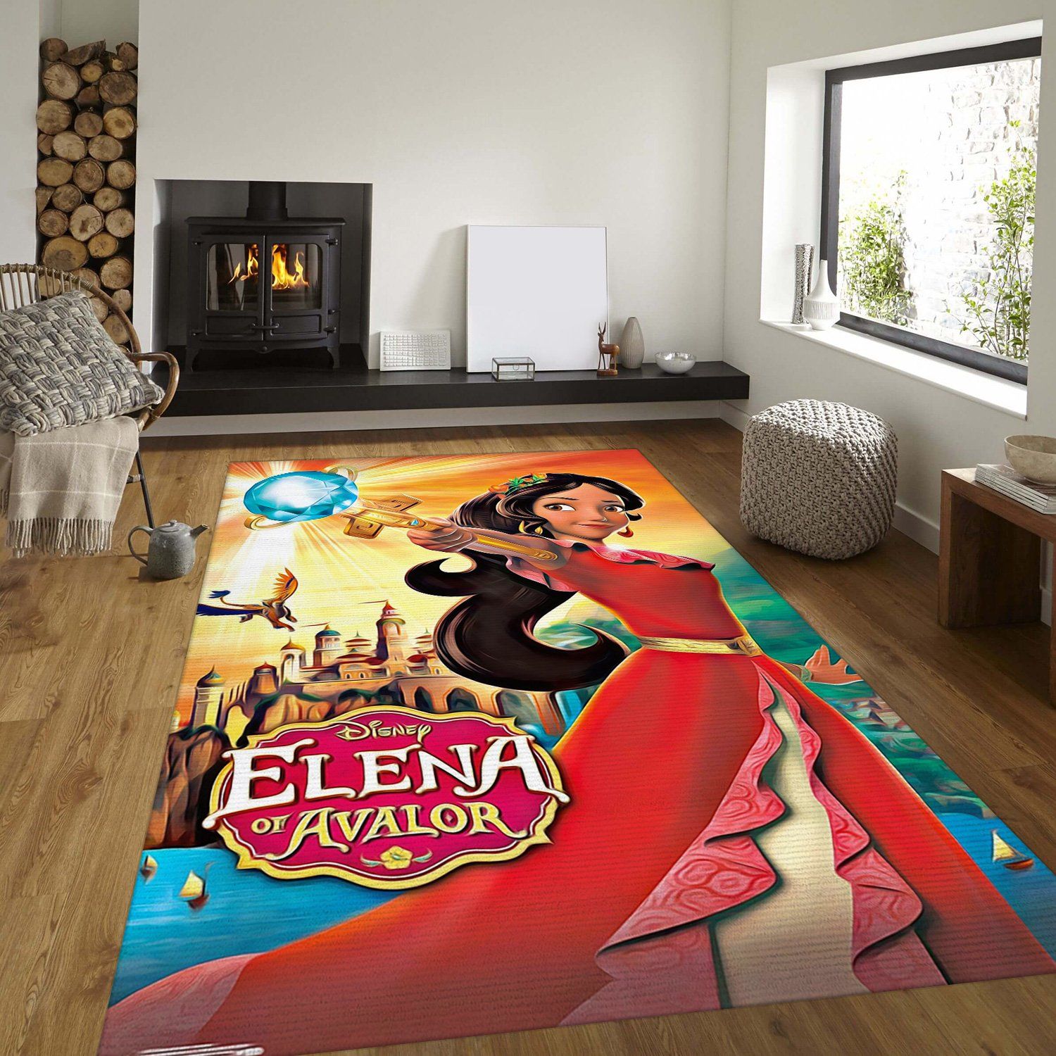 Princess Elena Rectangle Rug – Custom Size And Printing