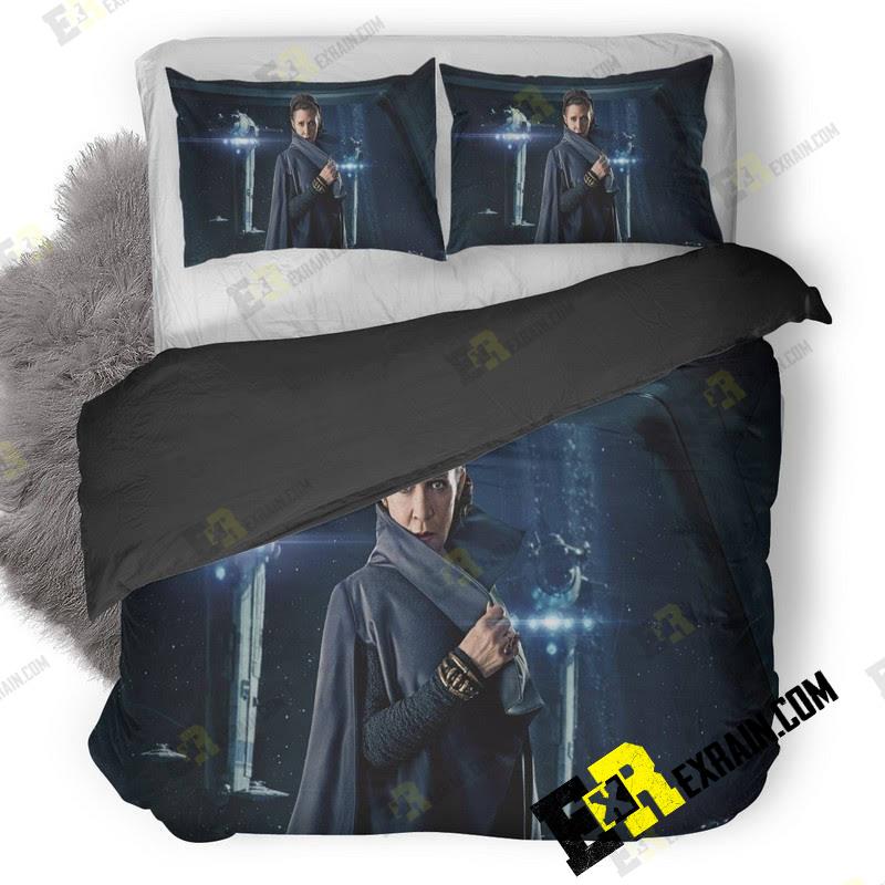 Princess Leia Star Wars The Last Jedi 5K Vc 3D Customized Duvet Cover Bedding Set