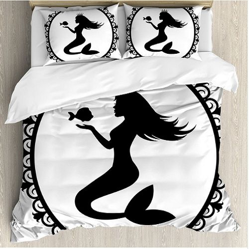 Princess Mermaid Duvet Cover Bedding Set
