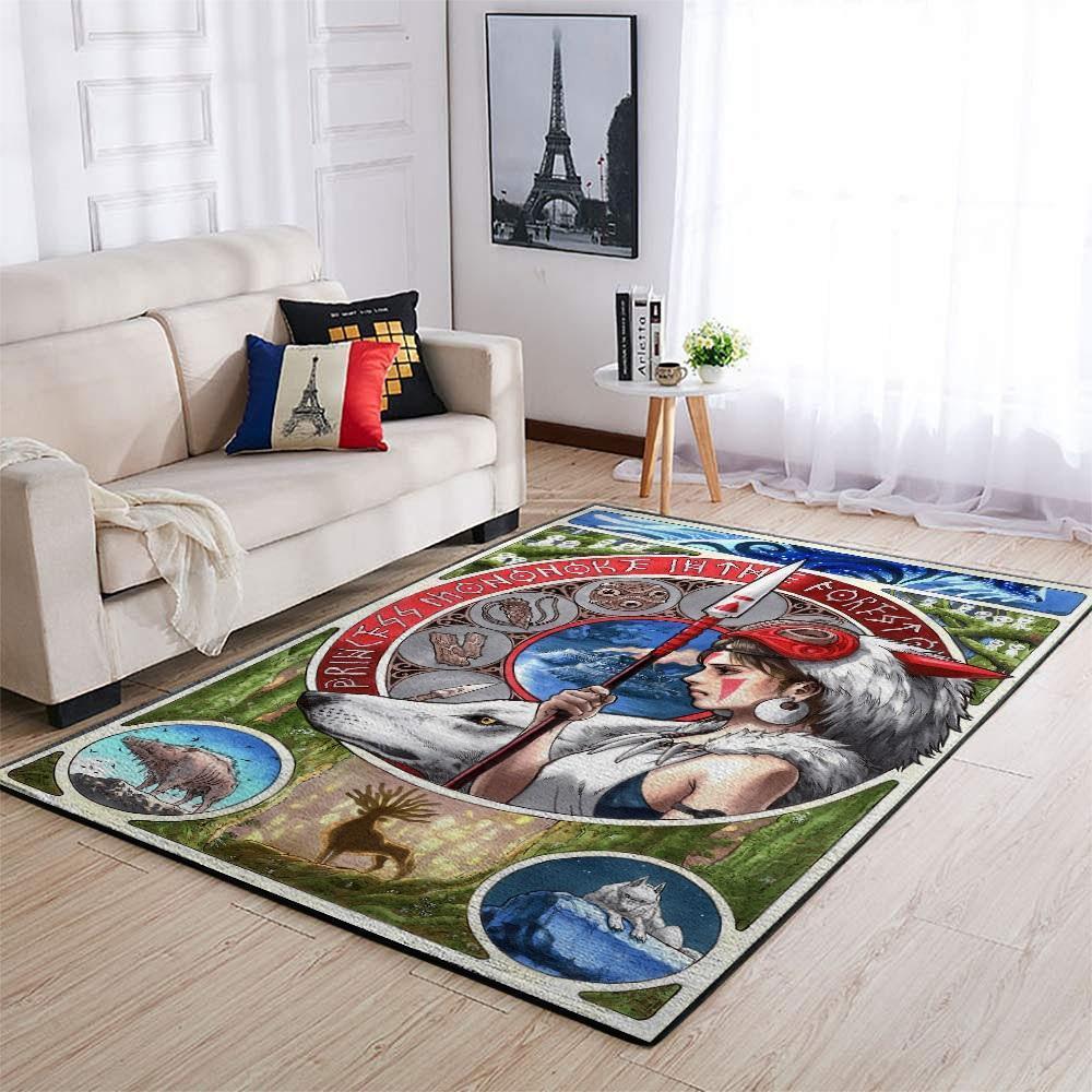 Princess Mononoke Area Rectangle Rug