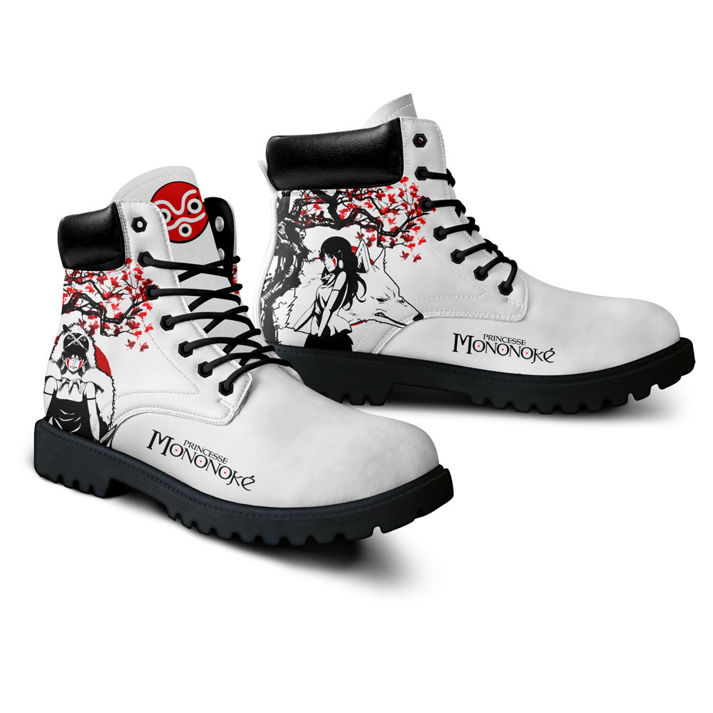 Princess Mononoke Boots Anime Custom Shoes Japan Style