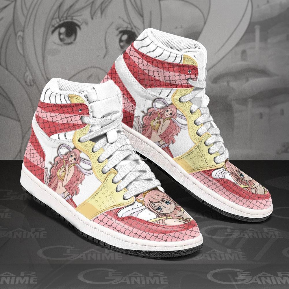 Princess Shirahoshi JD1s Sneakers One Piece Anime Shoes, Air Jordan Hightop