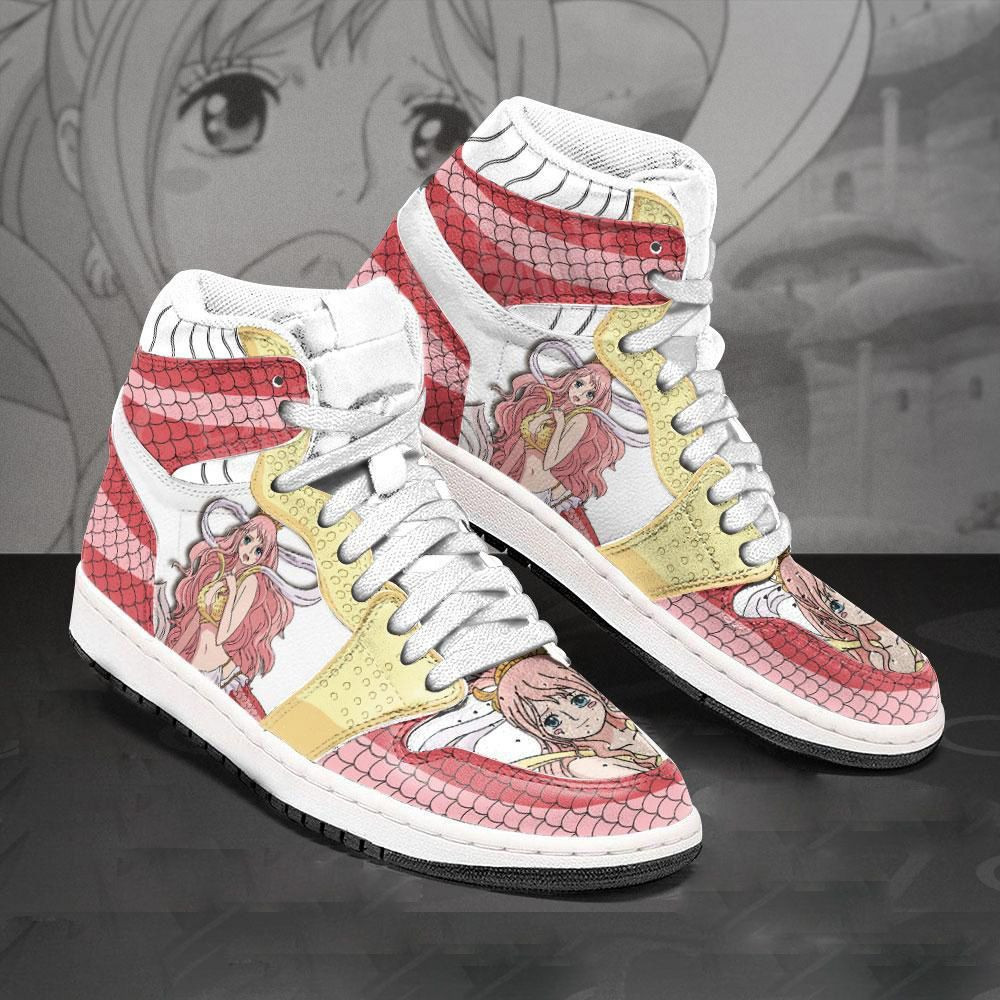Princess Shirahoshi Sneakers One Piece Anime High Top Air Jordan Sneaker, Air Jordan Hightop