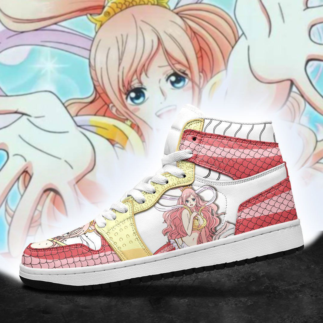 Princess Shirahoshi Sneakers One Piece Anime High Top Air Jordan Sneaker, Air Jordan Hightop