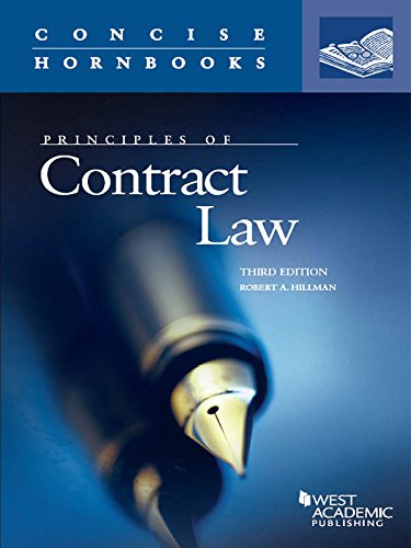 Principles of Contract Law, 3d (Concise Hornbook Series) (PDF/EPUB Version)