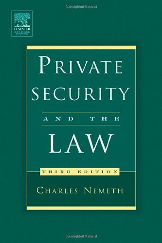 Private Security and the Law (PDF/EPUB Version)