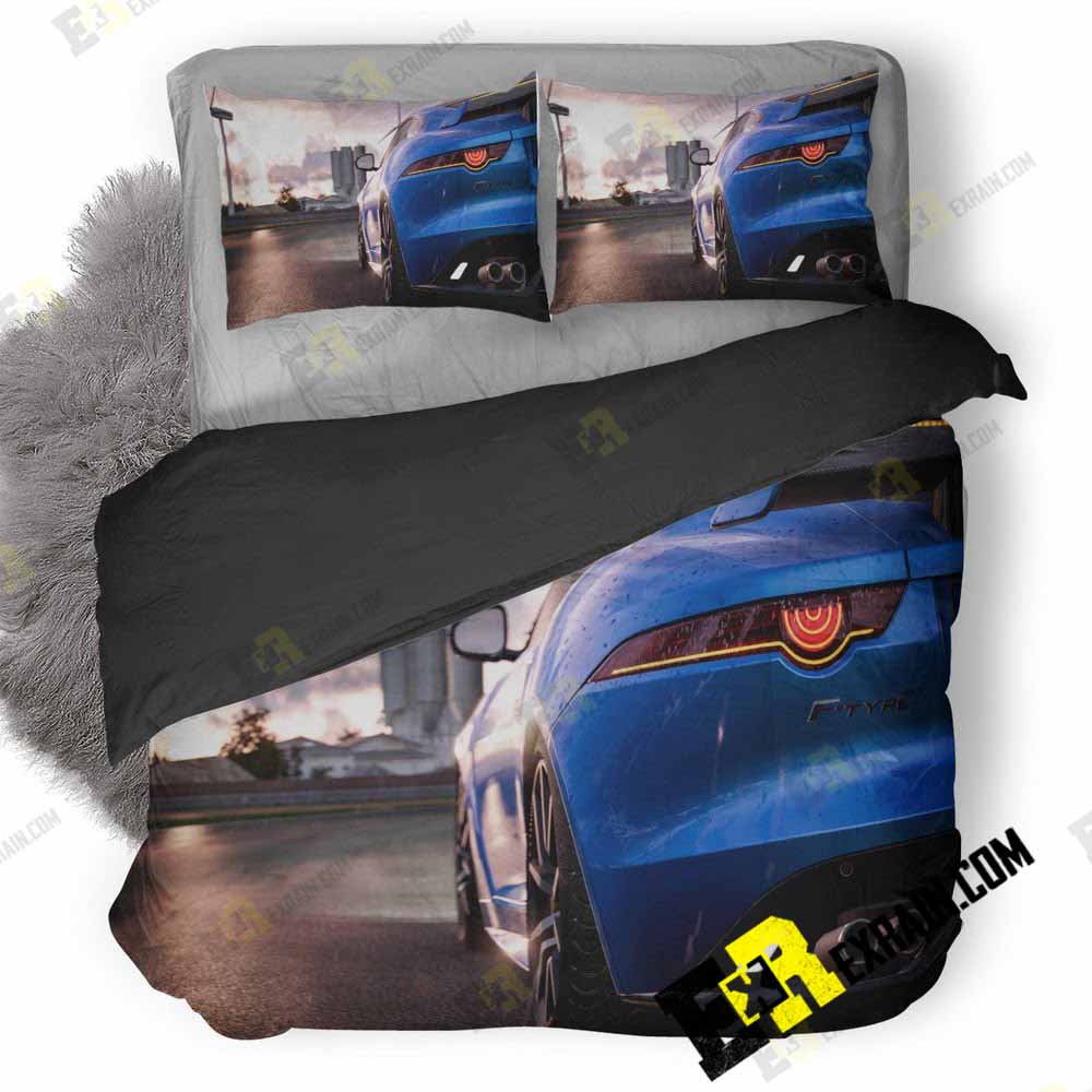 Project Cars Jaguar F Type 6A 3D Customized Duvet Cover Bedding Set
