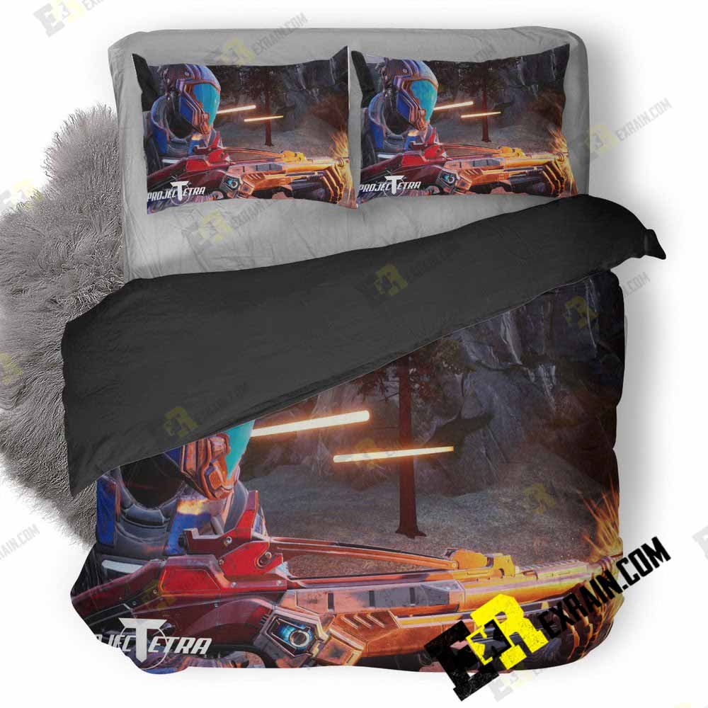 Project Tetra Game Da 3D Customized Duvet Cover Bedding Set
