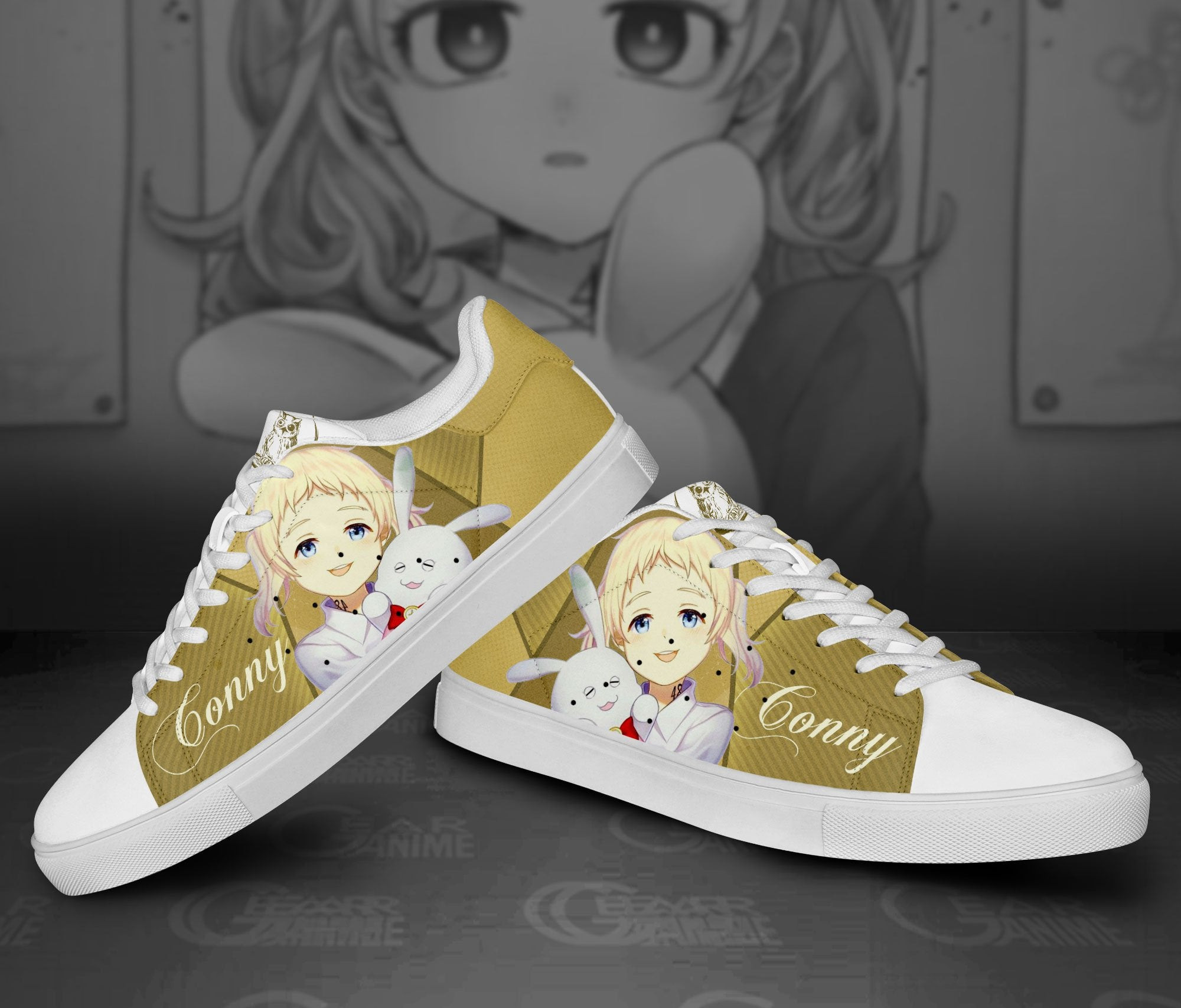 Promised Neverland Conny Skate Shoes Custom Anime