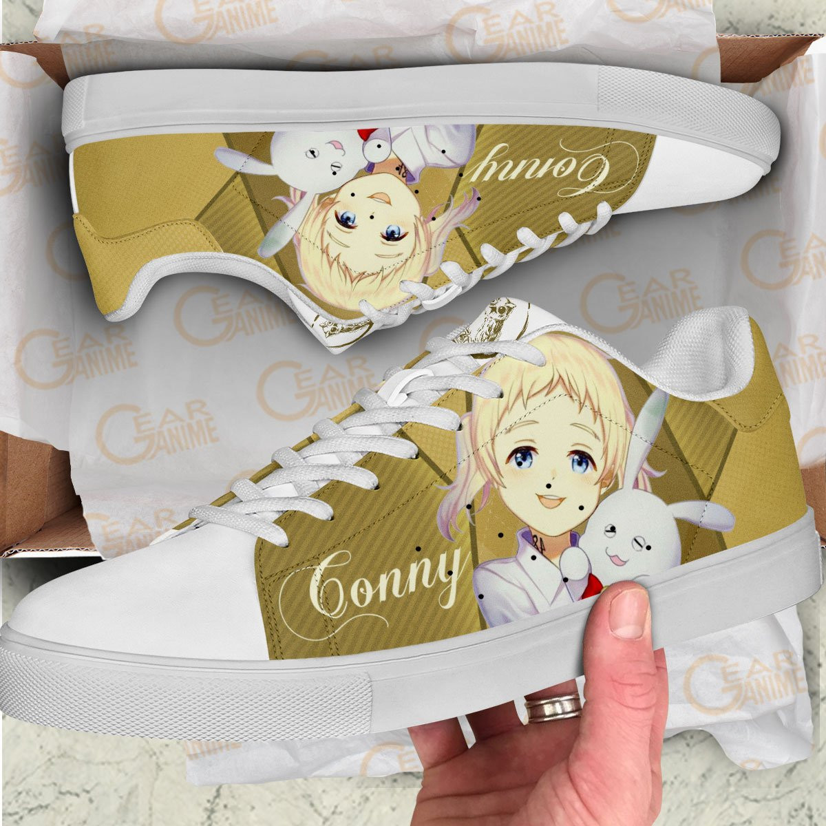 Promised Neverland Conny Skate Shoes Custom Anime