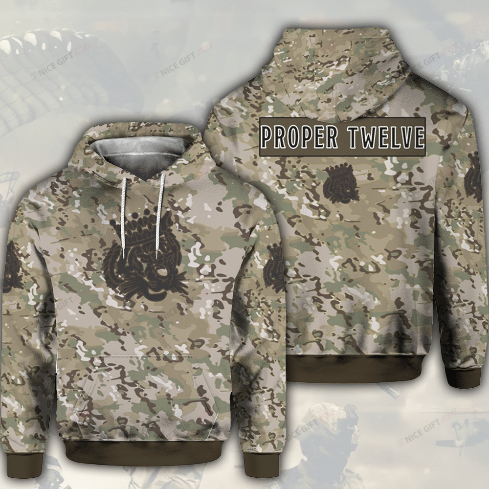 Proper No. Twelve Camouflage 3D Hoodie Gift For Fans