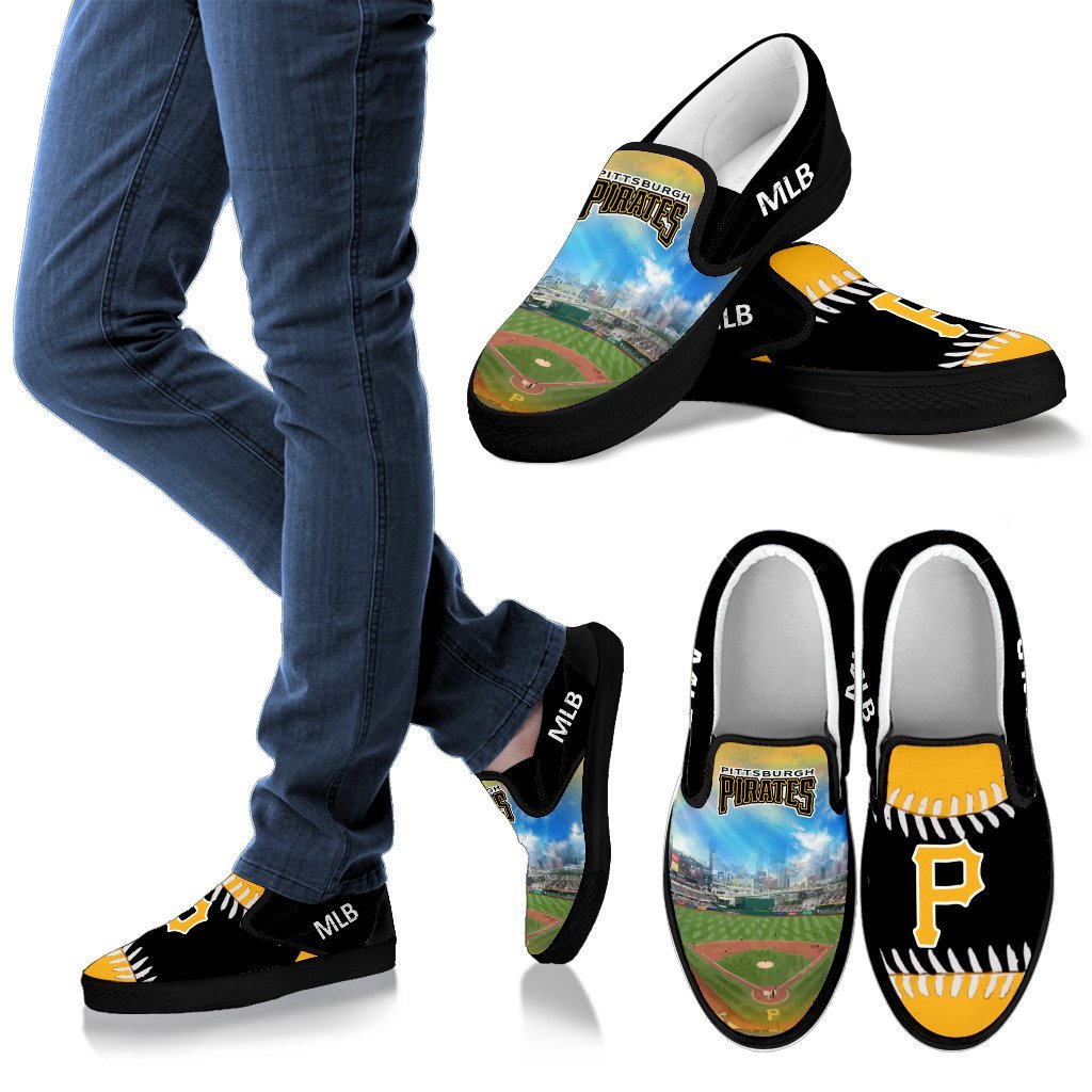 Proud Of Stadium Pittsburgh Pirates Slip-on Shoes