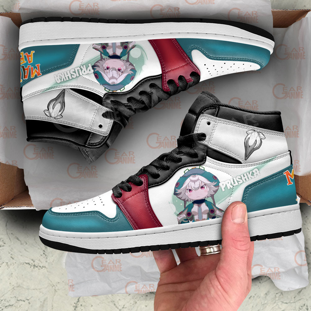 Prushka JD1s Sneakers Made In Abyss Anime Shoes For Otaku, Air Jordan Hightop