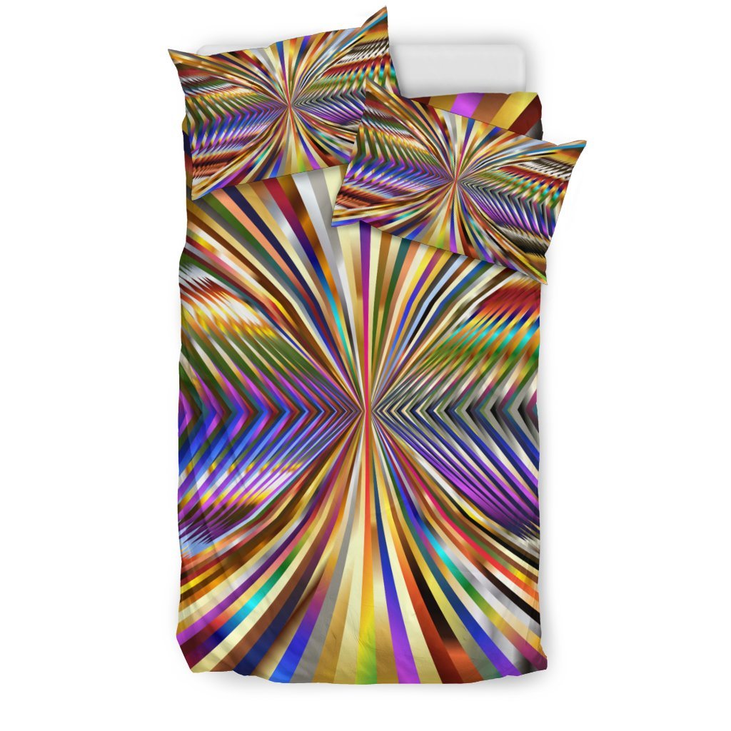 Psychedelic Pattern 3D Customized Duvet Cover Bedding Set