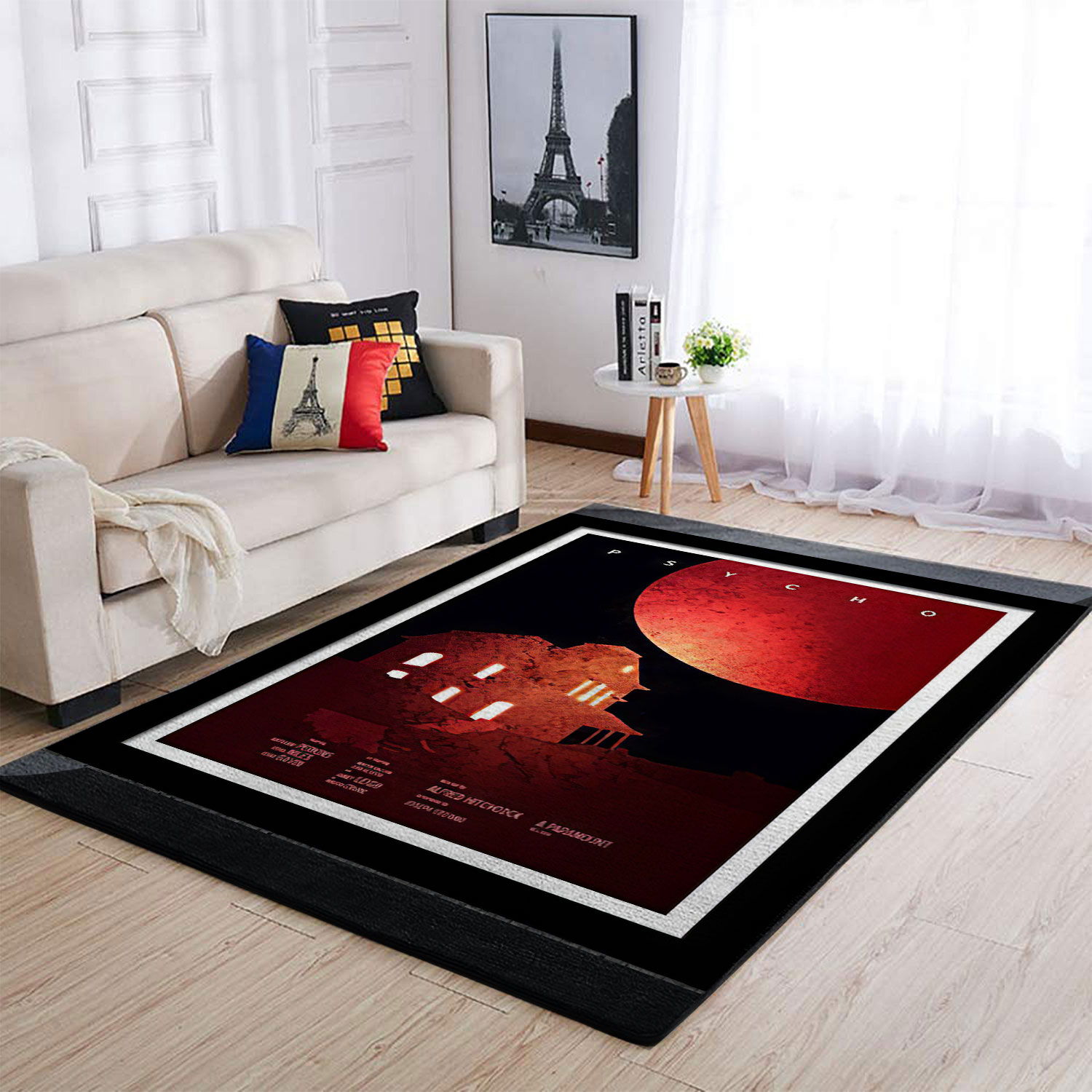 Psycho Norman Bates Anthony Perkins Janet Leigh Horror Movie Rectangle Rug