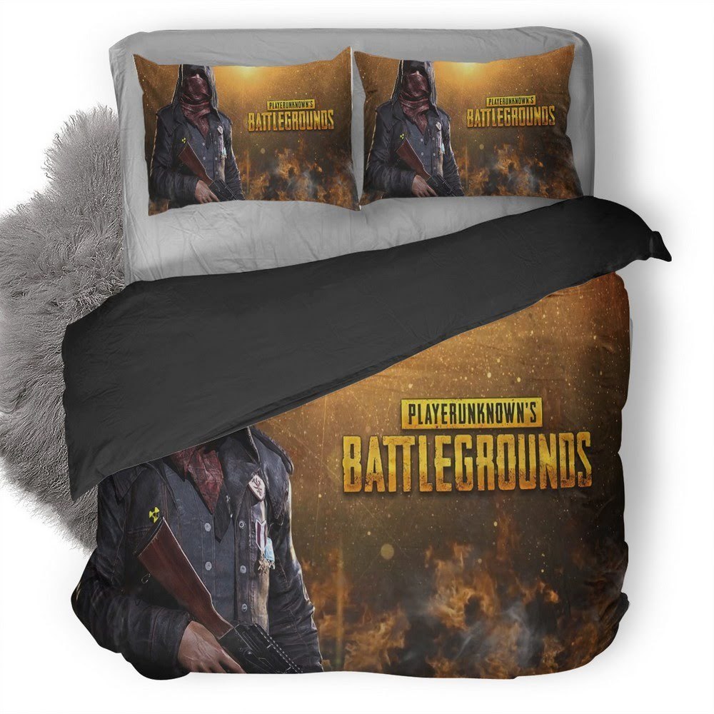 Pubg 101 3D Customized Duvet Cover Bedding Set