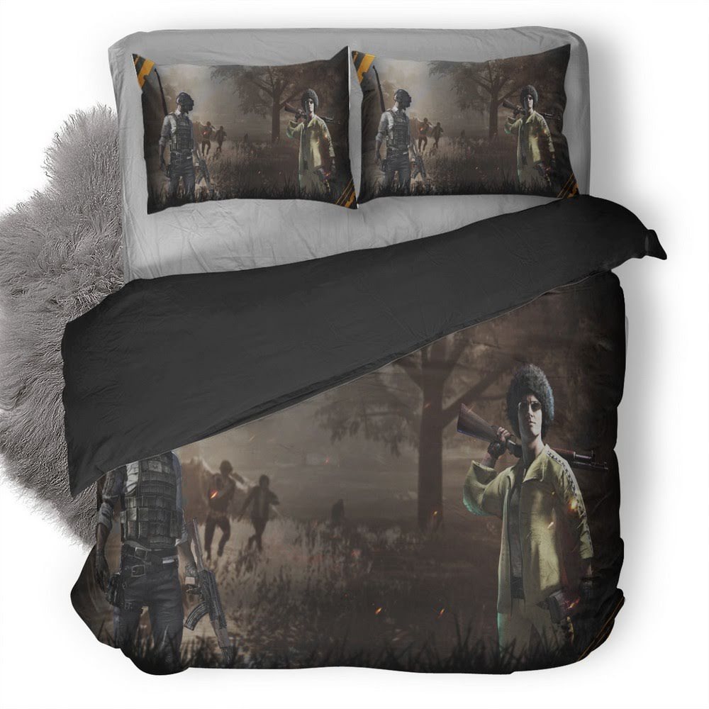 Pubg 116 3D Customized Duvet Cover Bedding Set