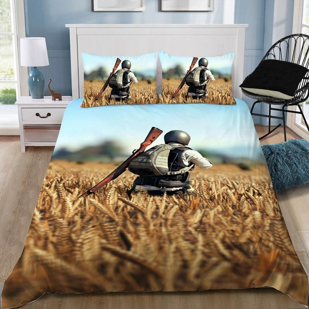 Pubg 11 3D Customized Duvet Cover Bedding Set