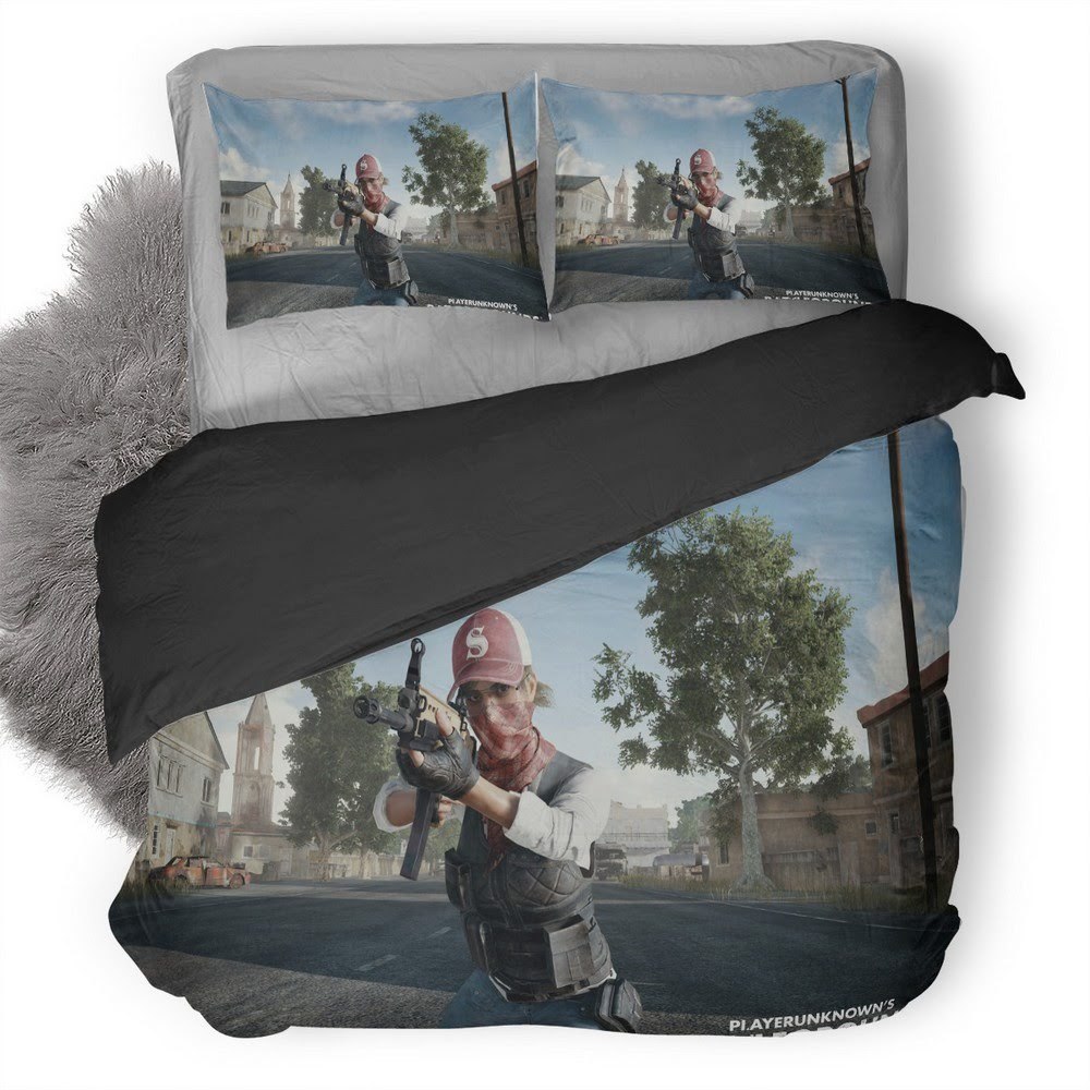 Pubg 127 3D Customized Duvet Cover Bedding Set