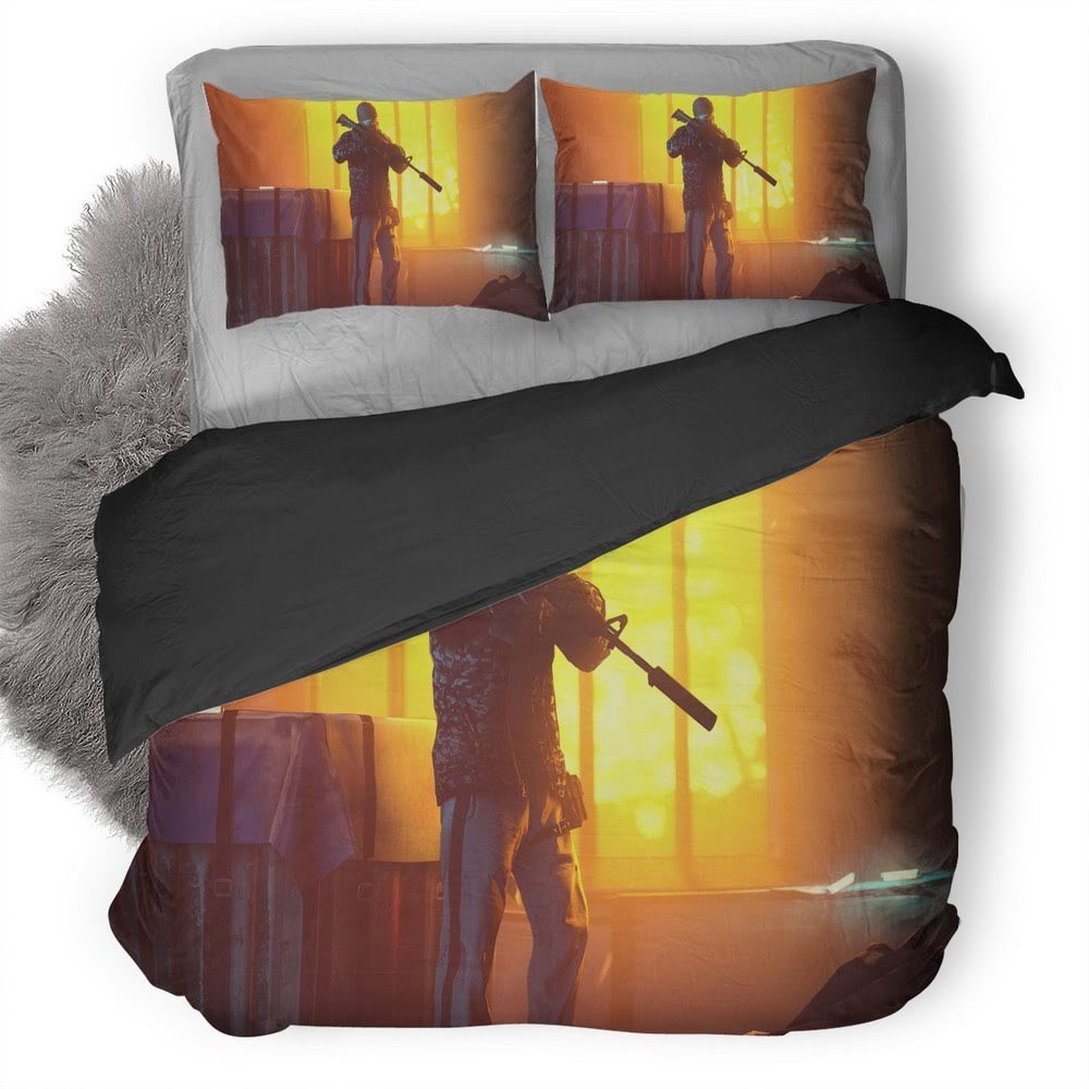 Pubg 136 3D Customized Duvet Cover Bedding Set