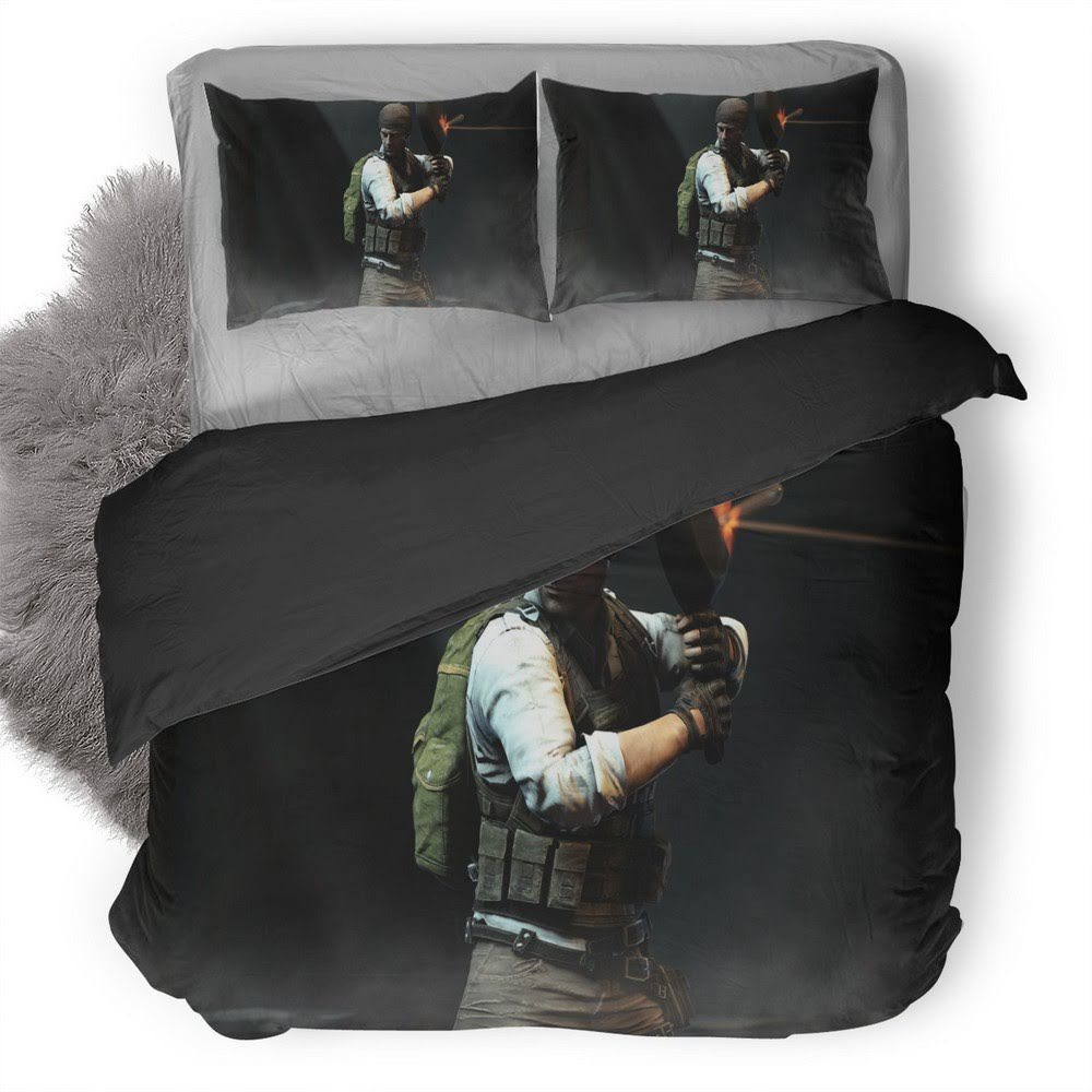 Pubg 13 3D Customized Duvet Cover Bedding Set