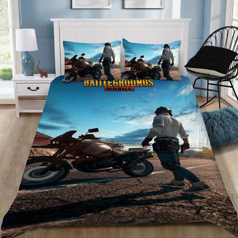 Pubg 16 3D Customized Duvet Cover Bedding Set