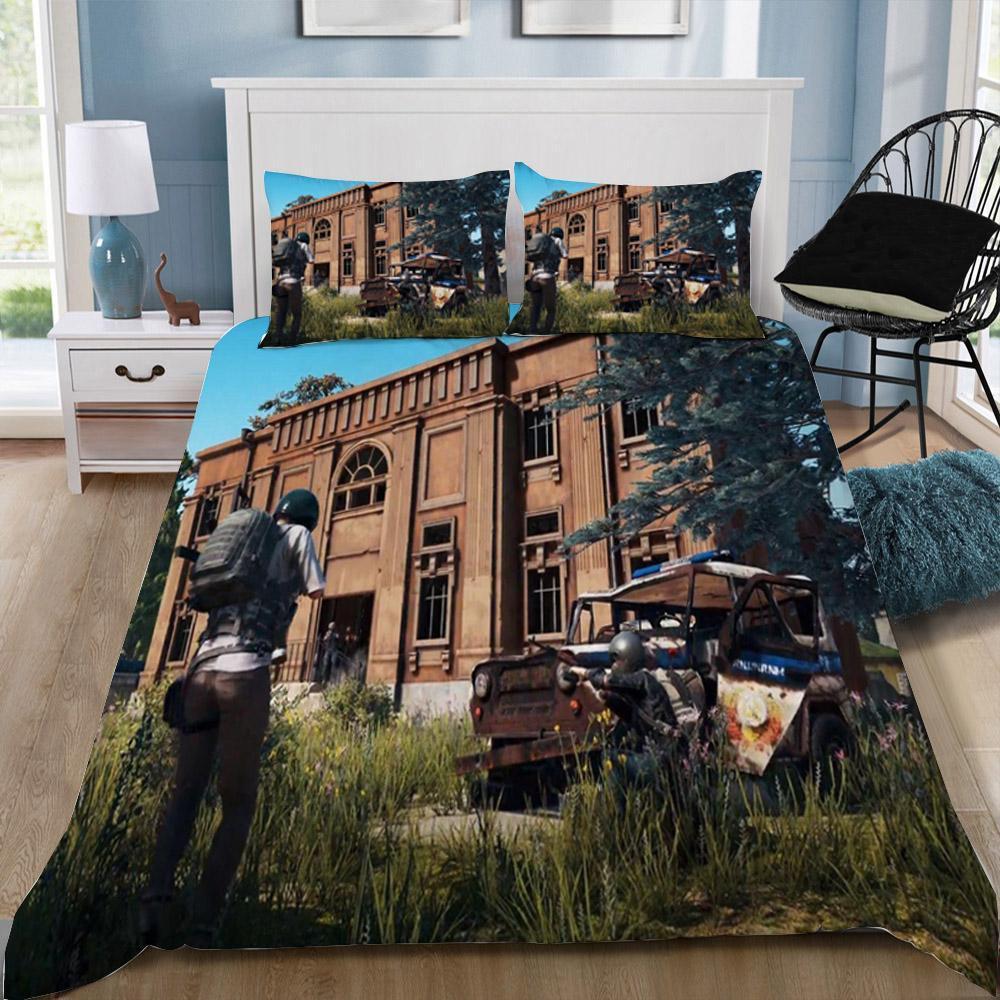 Pubg 17 3D Customized Duvet Cover Bedding Set