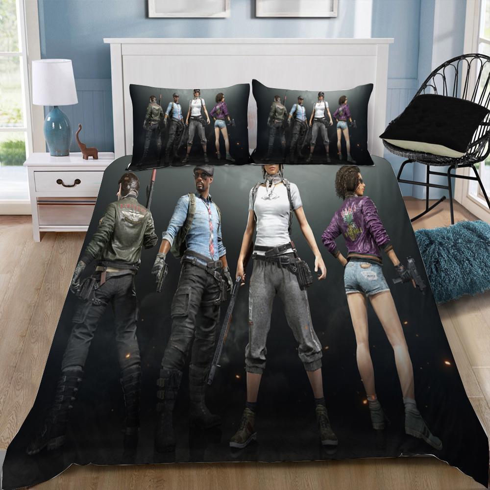 Pubg 20 3D Customized Duvet Cover Bedding Set