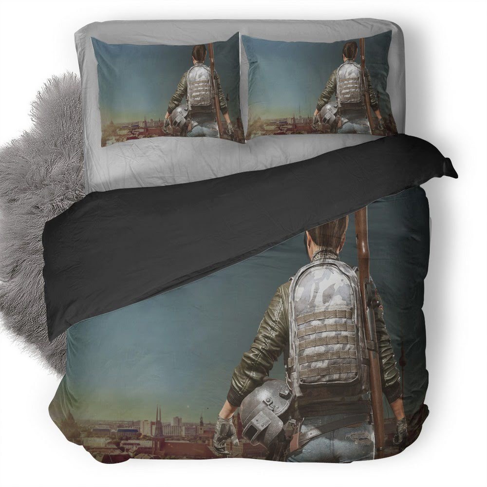 Pubg 27 3D Customized Duvet Cover Bedding Set