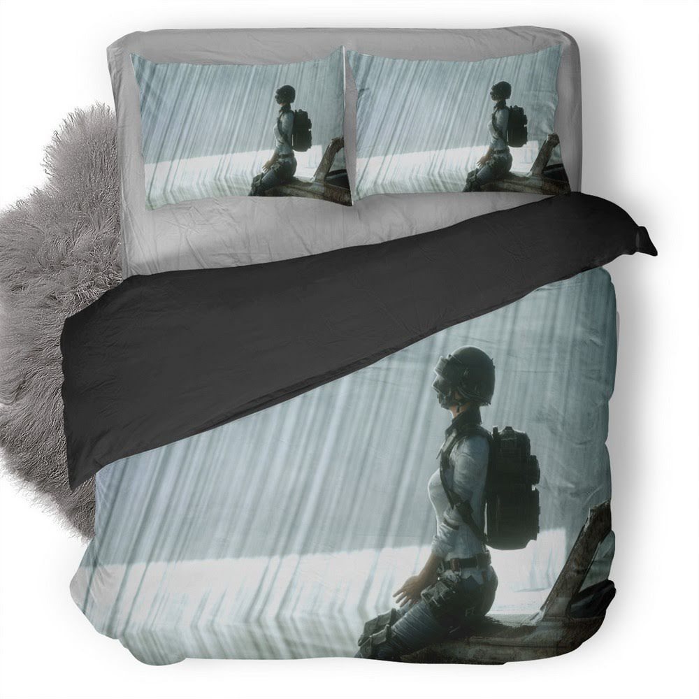 Pubg 3D Customized Duvet Cover Bedding Set