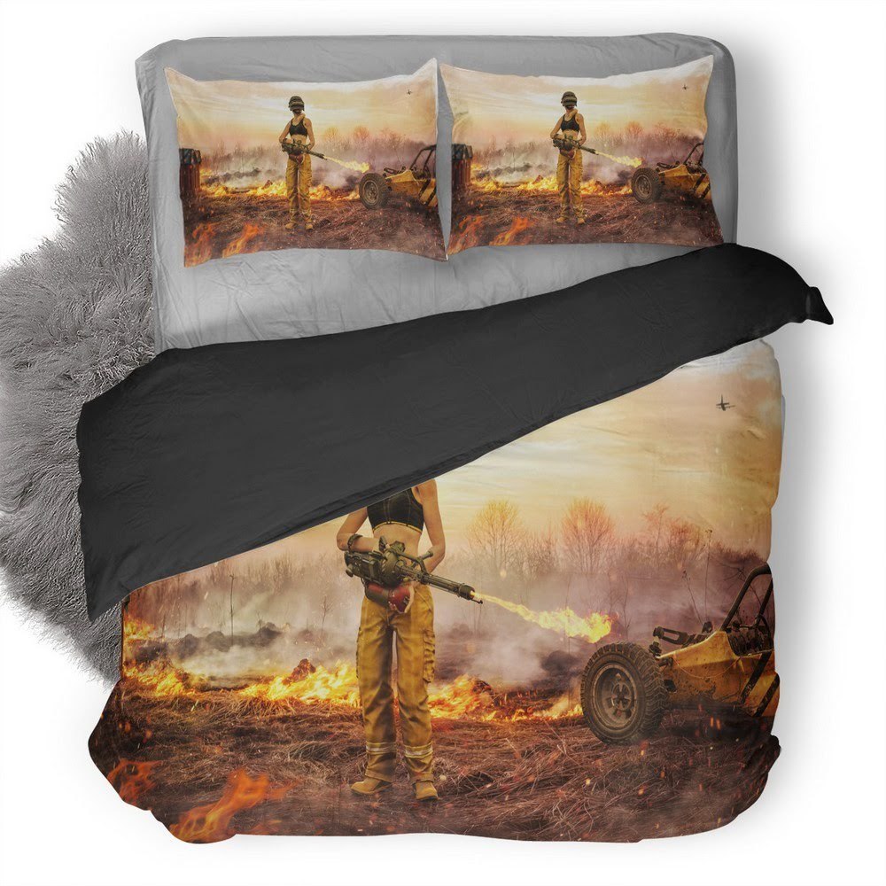 Pubg 55 3D Customized Duvet Cover Bedding Set