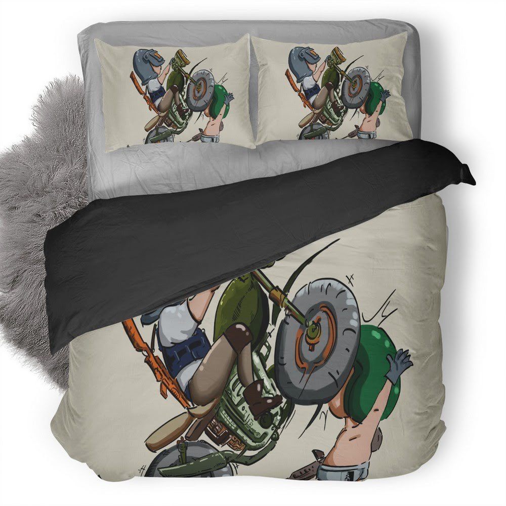 Pubg 59 3D Customized Duvet Cover Bedding Set
