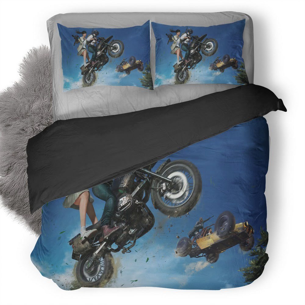 Pubg 60 3D Customized Duvet Cover Bedding Set