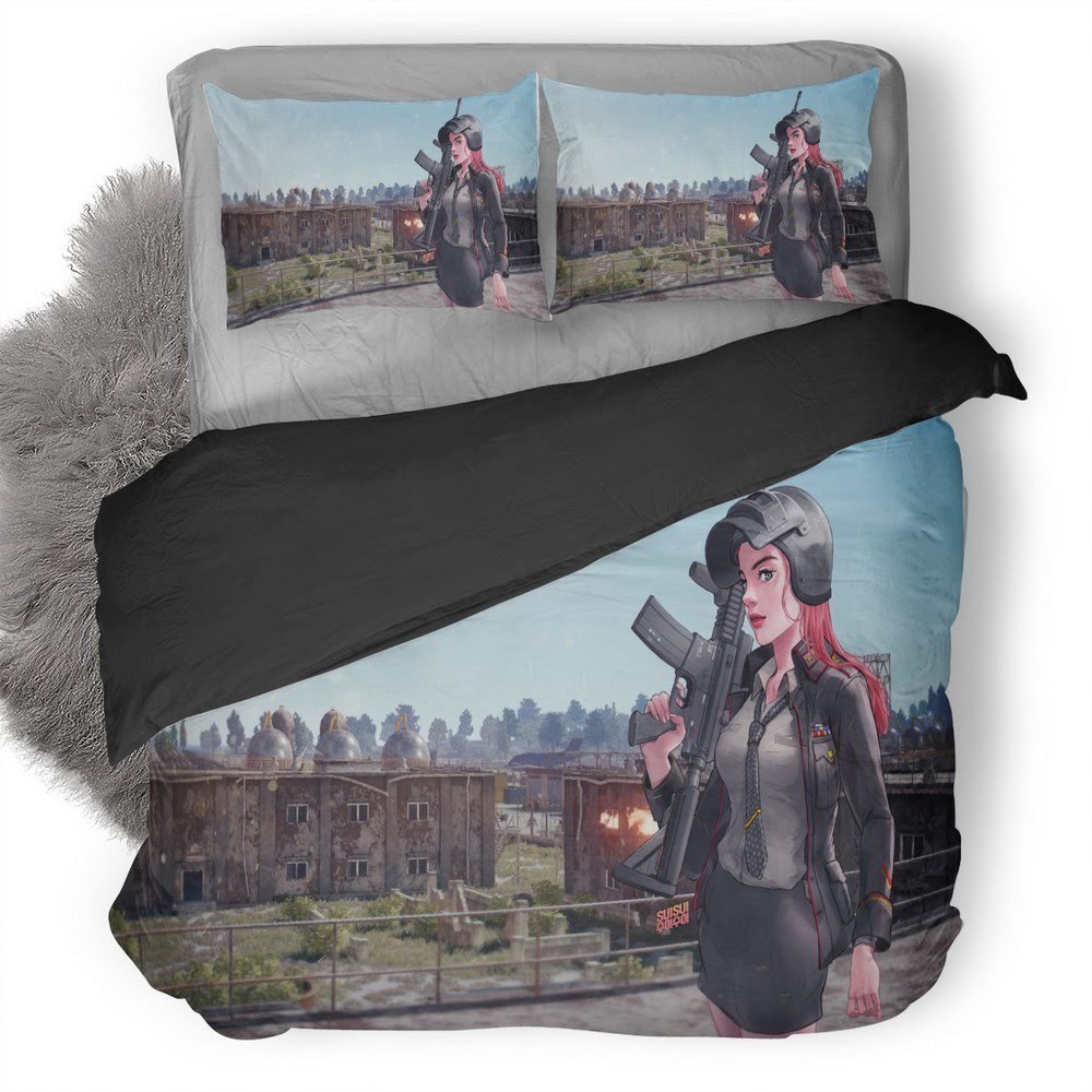 Pubg 61 3D Customized Duvet Cover Bedding Set