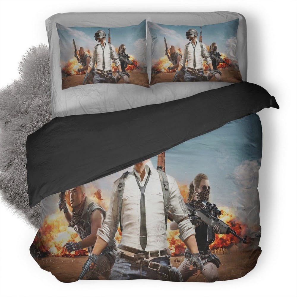 Pubg 65 3D Customized Duvet Cover Bedding Set