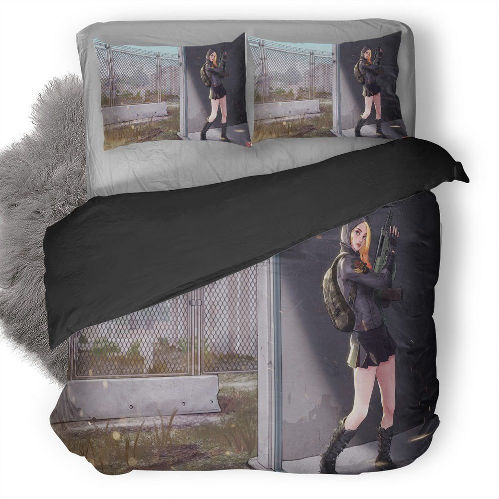 Pubg 67 3D Customized Duvet Cover Bedding Set