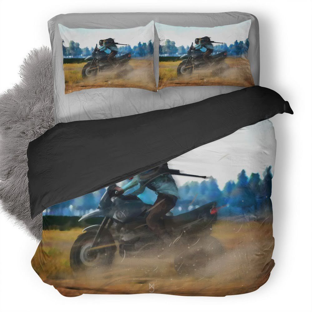 Pubg 77 3D Customized Duvet Cover Bedding Set