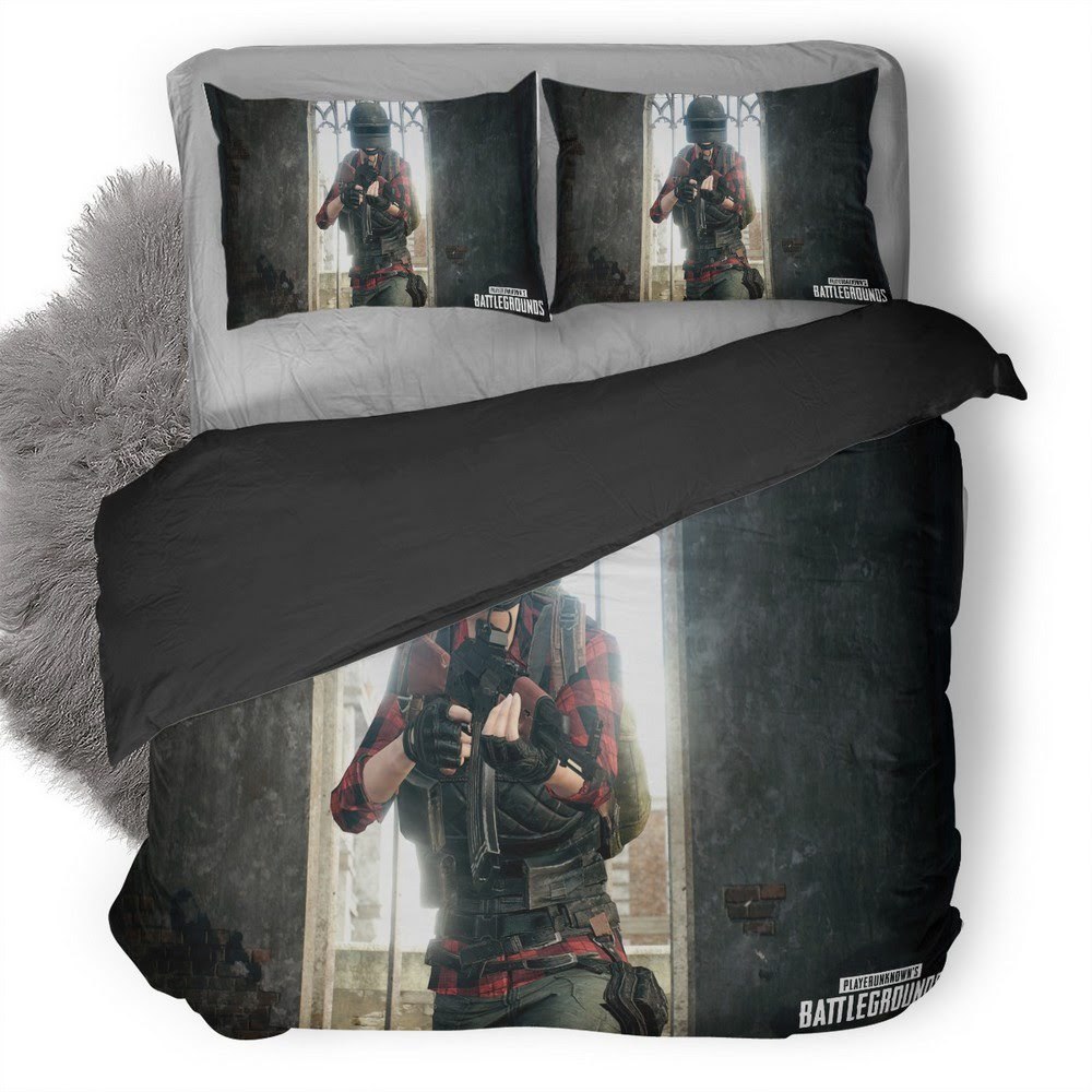 Pubg 96 3D Customized Duvet Cover Bedding Set