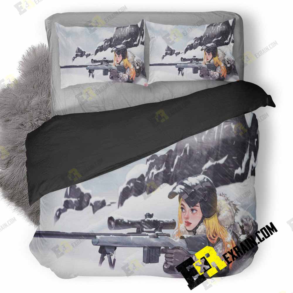 Pubg Artwork Rw 3D Customized Duvet Cover Bedding Set