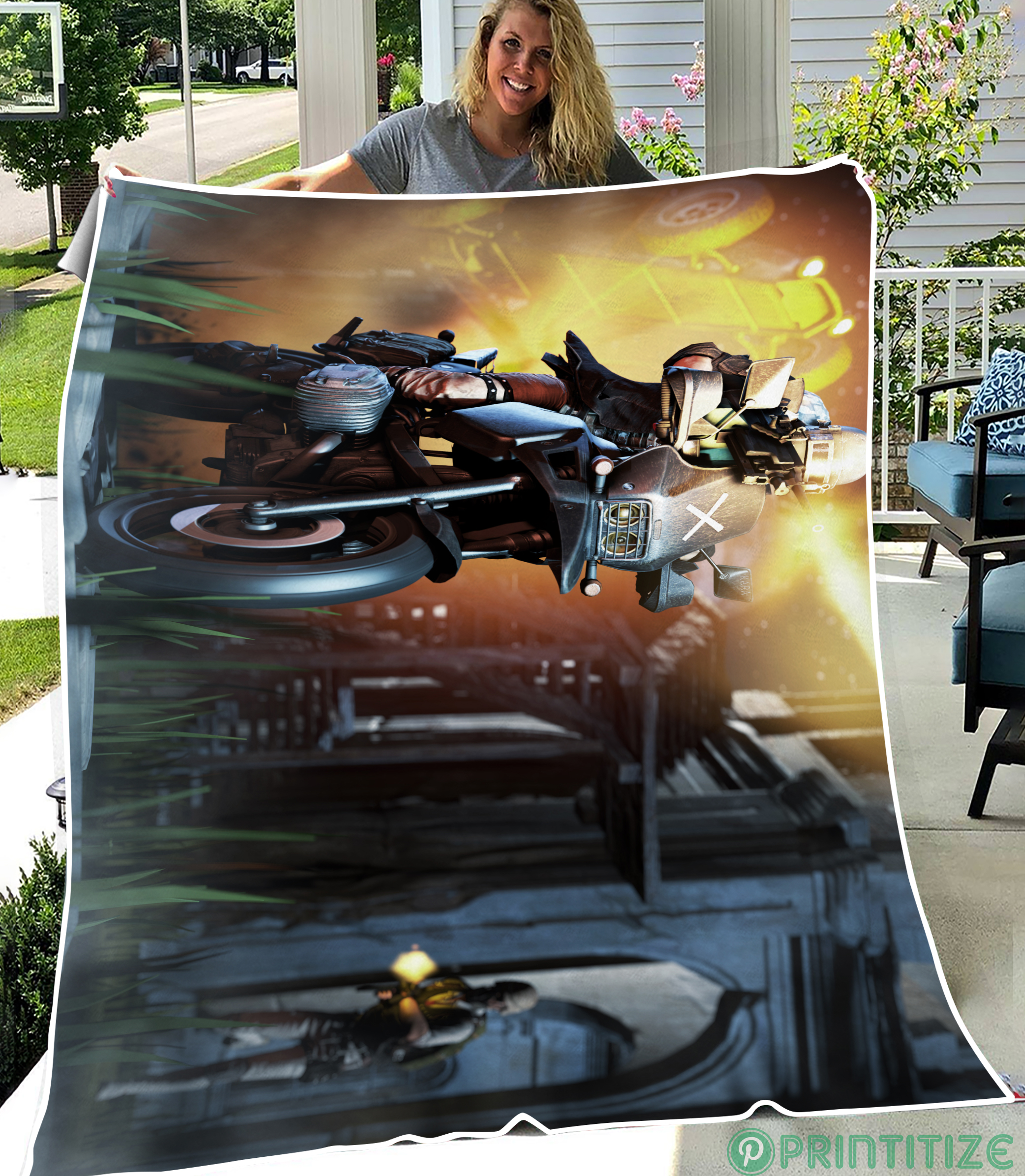 PUBG Backgrounds Fleece Blanket