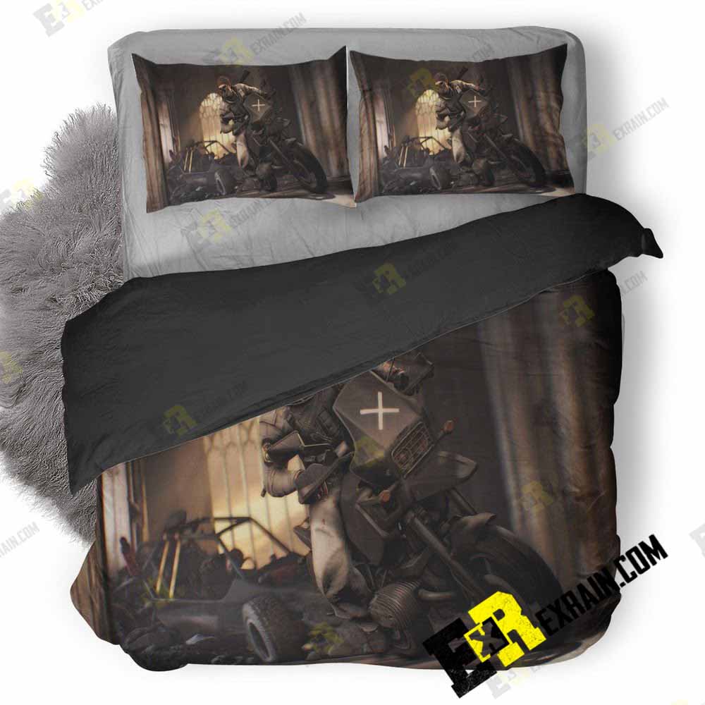 Pubg Bike Rider Qw 3D Customized Duvet Cover Bedding Set