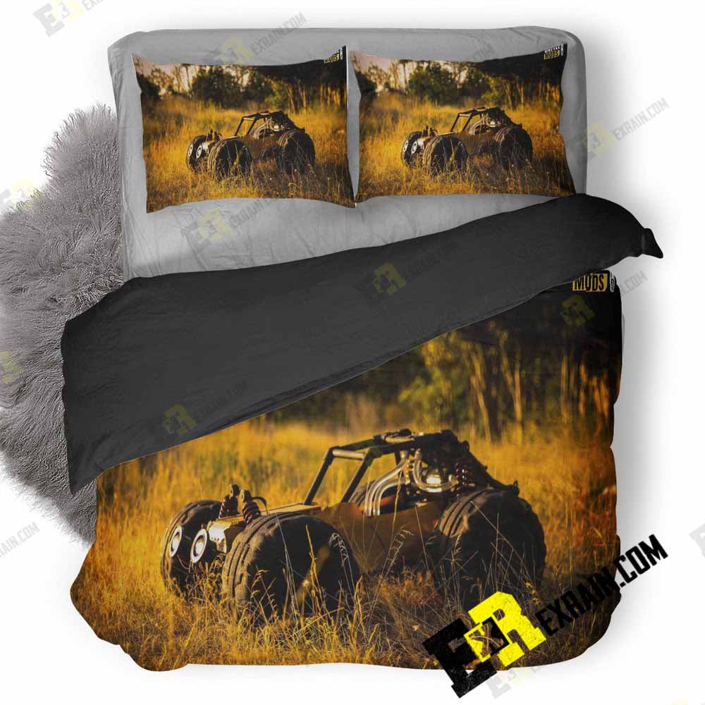 Pubg Buggy 3D Customized Duvet Cover Bedding Set