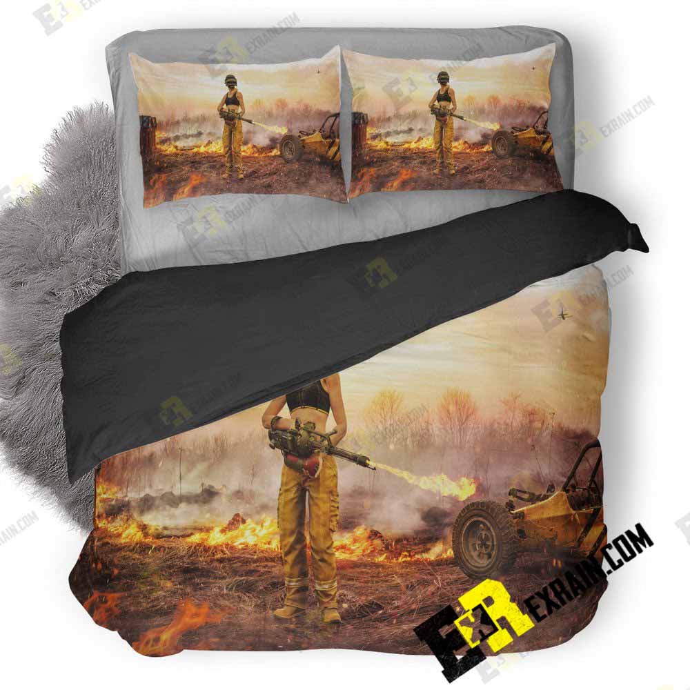 Pubg Clearing The Mess Dr 3D Customized Duvet Cover Bedding Set